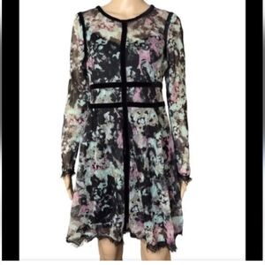 Floral Long Sleeve Dress Nwot Size Medium